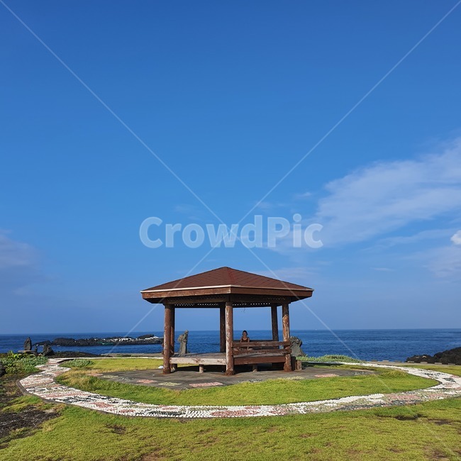 전망대,제주도,제주,하늘,자연,옥외,구름,바다,sea,sky,자연,풍경,nature,landscape,gazebo