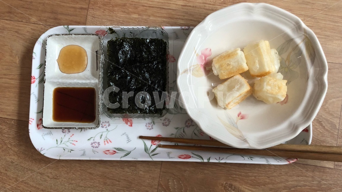 식사,떡,간식,김,키리모찌