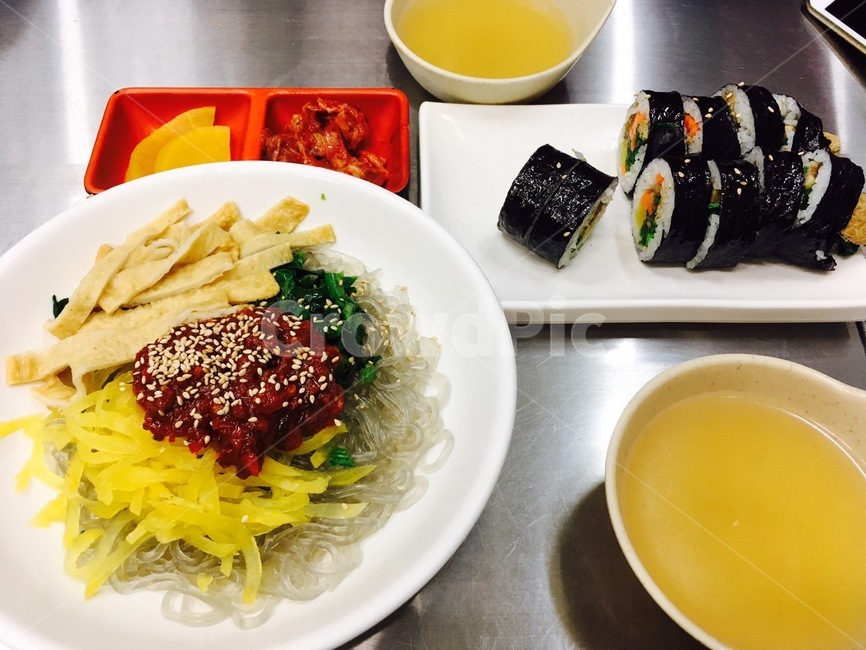 비빔당면,김밥,koreanfood,비빔,한국,한식,food