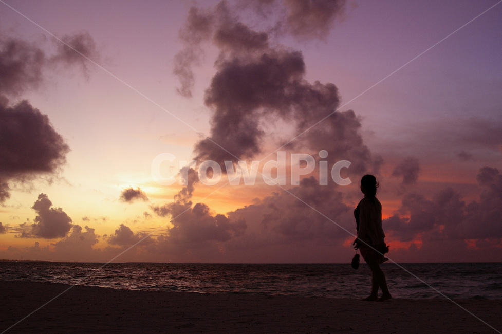 몰디브,해변,노을,일몰,sunset,해변,바다,beach,sea,사람,인물,인간,human,person,인물실루엣,사람실루엣,character silhouette,human silhouette,여행,휴가,traveling,vacation,trip