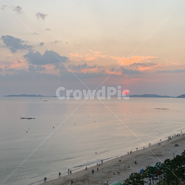nature,자연,outdoors,옥외,일몰,sunset,서해안,대천,대천해수욕장,바다,sea,구름,cloud,해,sun,풍경