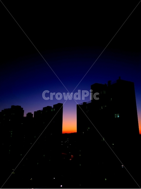 해질녘,저녁풍경,아파트,도심풍경,노을,실루엣,자연,silhouette,nature,야경,밤,풍경,nightscape,night,landscape,도시,city