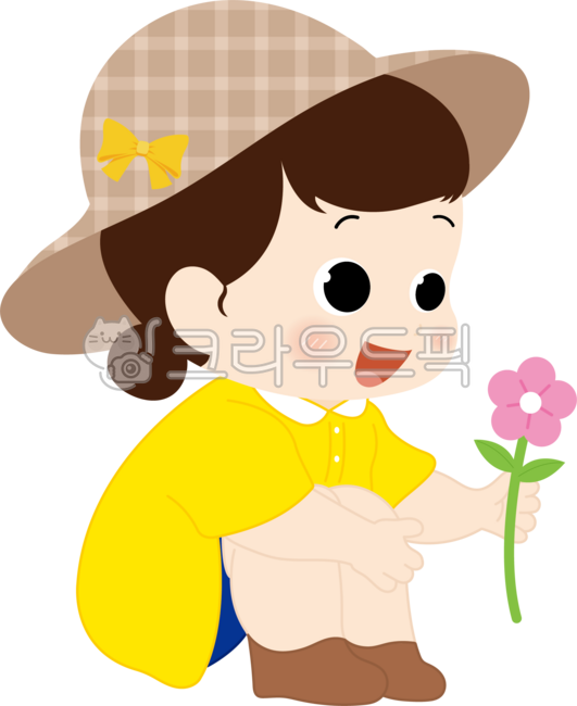child wearing a hat,spring illustration,childrens design,spring children,spring design,girl,straw hat,springflowers,Girls,Spring flower composite design,spring,spring flowers,springchildren,children,person,flower illustration,Spring composite design,child