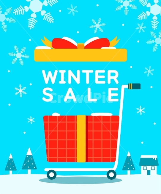 카트,선물상자,장바구니,눈송이,겨울,쇼핑,세일,팝업,이벤트,일러스트,겨울,계절,winter,season,축제,행사,festival,carnival,event,쇼핑,shopping,그래픽,일러스트레이션,graphic,illustration