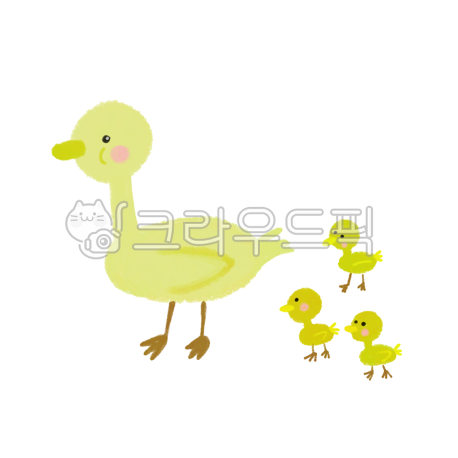 오리,엄마오리,아기오리,오리가족,일러스트,오리그림