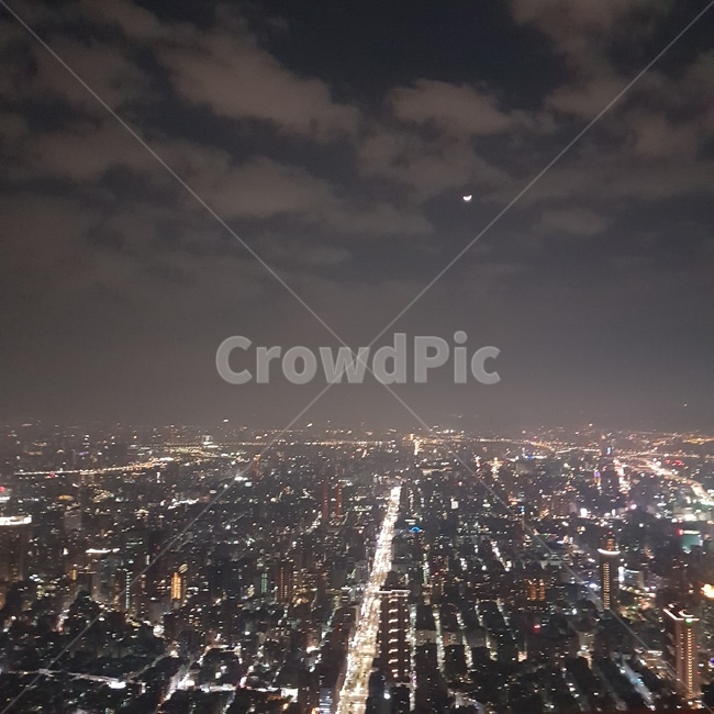 밤,달,야경,풍경,도시,야경,밤,풍경,nightscape,night,landscape,도시,city,nature,자연,outdoors,옥외,경치,scenery,aerial view,조감도