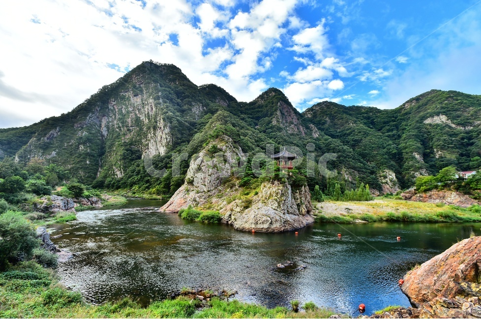 countryside scenery,Yeongdong,yellow liver,Chungcheong bukdo,Wolryubong Peak