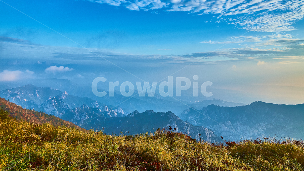 설악산,공룡능선,일출,산,국립공원,자연,풍경,nature,landscape,한국자연풍경,한국자연경관,korea nature landscape,mountain range,산맥,outdoors,옥외,mountain