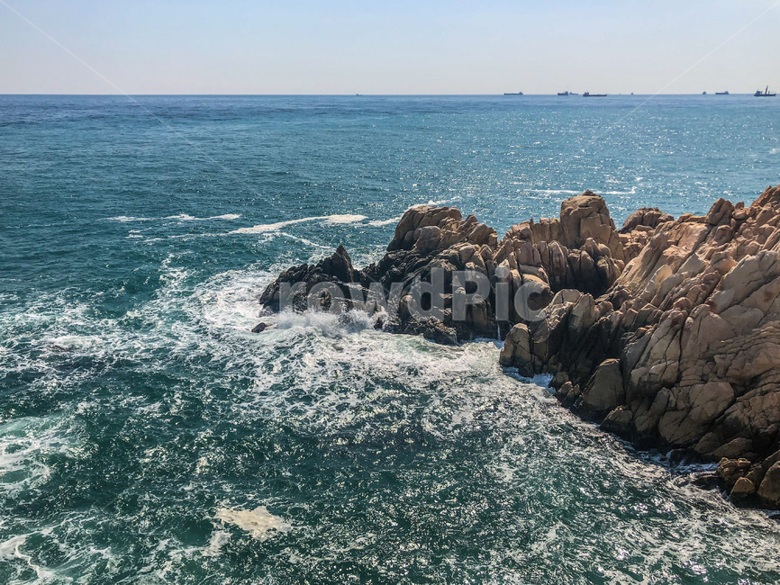 바다,하늘,파도,돌,대왕암,자연,풍경,nature,landscape,promontory,곶,sea,ocean,대양,water,물,outdoors,옥외