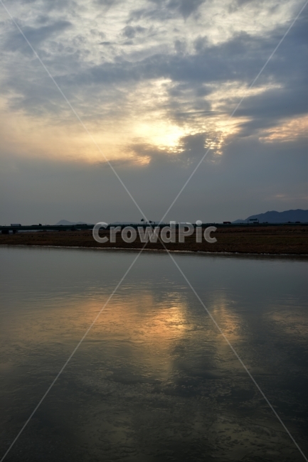 삼락생태공원,강,하늘,일몰,노을,자연,풍경,nature,landscape,water,물,outdoors,옥외,reservoir,저수지