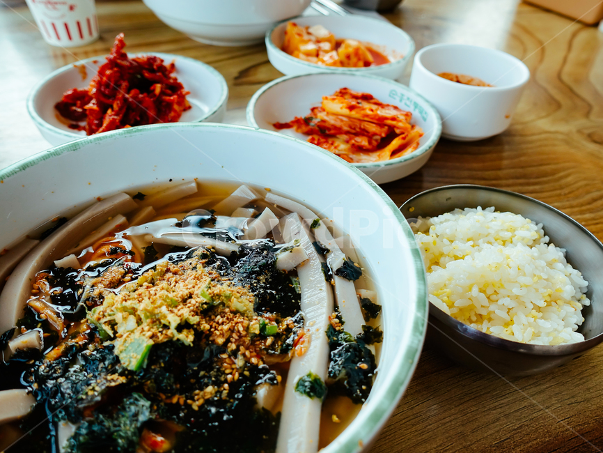 묵사발,묵국,간식,도토리묵,토속음식