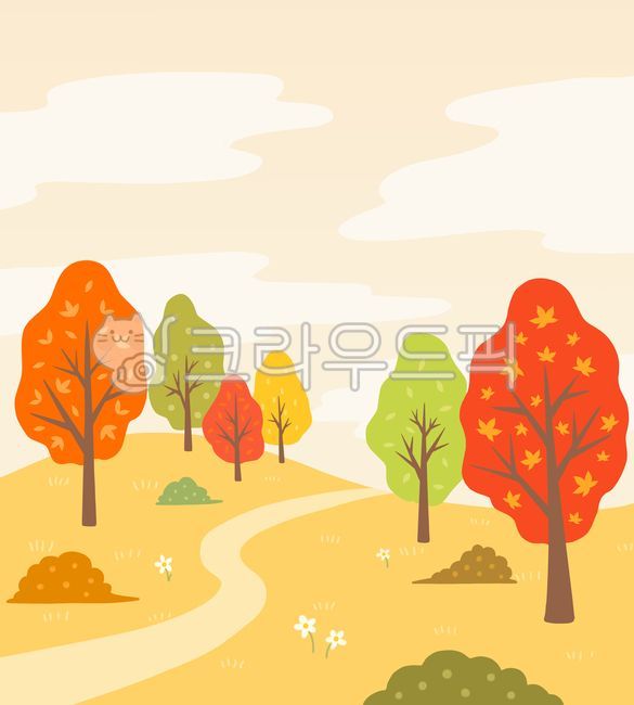 배경,백그라운드,일러스트,일러스트레이션,드로잉,그림,가을,계절,시즌,자연,식물,갈색,나무,단풍,숲,산,가을일러스트,계절일러스트,풍경,mountain,scenic,yellow,environment,autumn,background,brown,colorful,drawing,fall,forest,tree,illustration,landscape,natural,nature,plant,season,seasonal,낙엽,fallenleaves,구름,단풍잎,시골길,언덕,꽃,painting