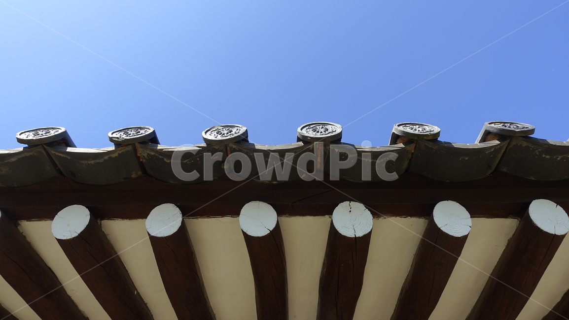 전통,기와,한옥,architecture,수막새,roof,지붕