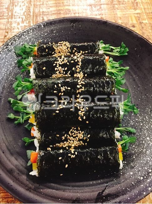 food, 김밥, 꼬마김밥, 김, 음식, 사진,이미지,일러스트,캘리그라피 - bomin작가