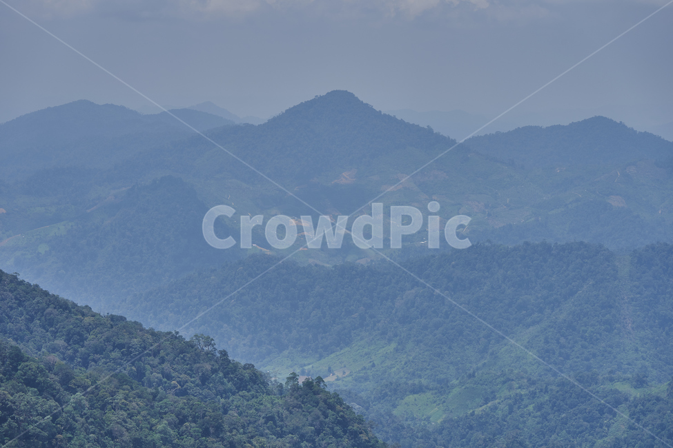 풍경,산,구름,나무,평온한,자연,풍경,nature,landscape,mountain range,산맥,mountain,outdoors,옥외,slope,경사