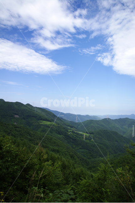 산,풍경,하늘,구름,나무,자연,풍경,nature,landscape,outdoors,옥외,slope,경사,hill,언덕
