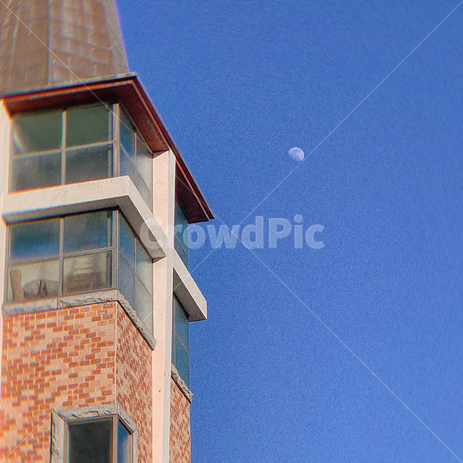 tower,탑,달,moon,building