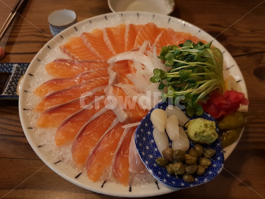 음식,일식,회,연어회,안주