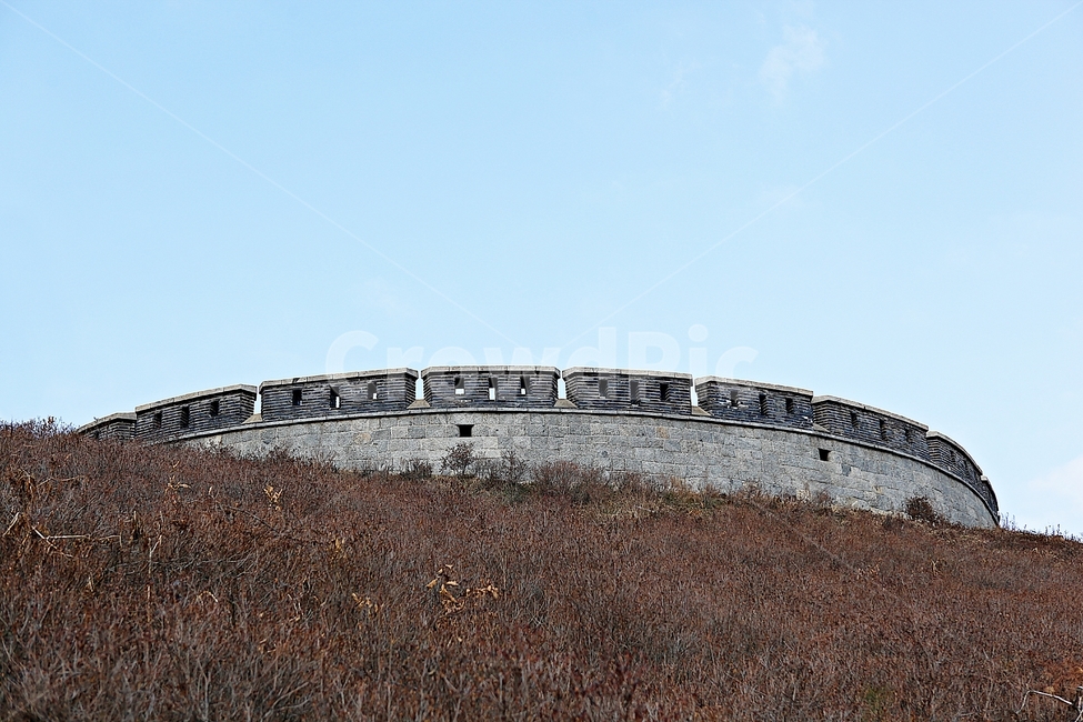 광성보,손돌매돈대,진,성곽,담,돌담,겨울,자연,식물