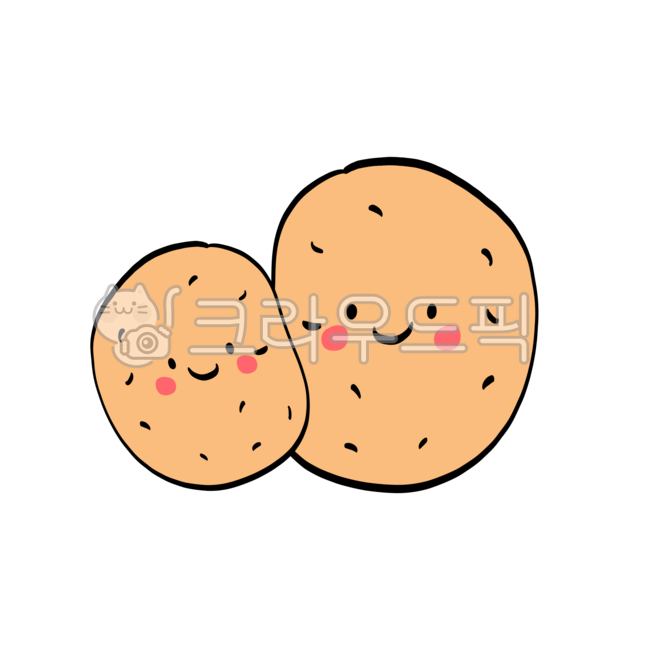 감자,감자그림,감자일러스트,쿠키일러스트,쿠키그림,food,음식
