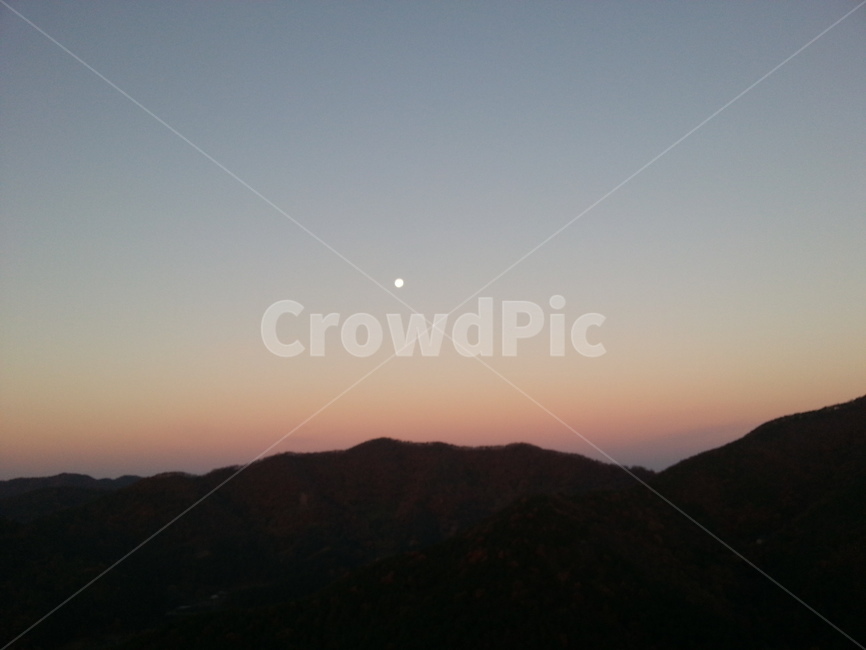 등산,정상,일출,일몰,금성산
