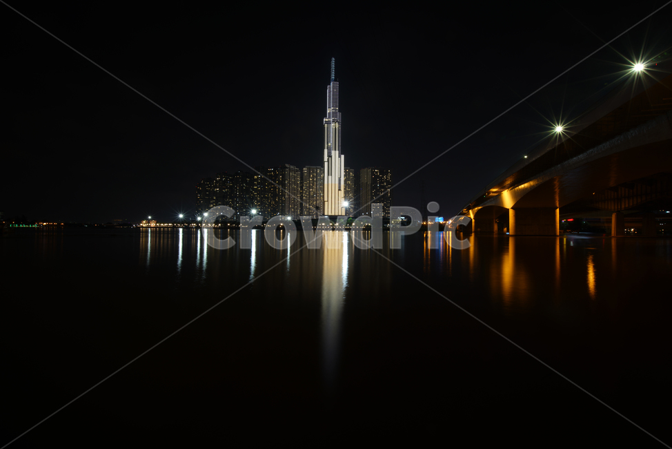 night,business,light,skyscraper,downtown,landscape,skyline,modern,urban,building,tower,reflection,landmark,cityscape,water,architecture,야경,도시,호치민,호찌민,사이공,베트남,hochiminh,hochiminh,saigon,saigon,vietnam,vietnam,랜드마크