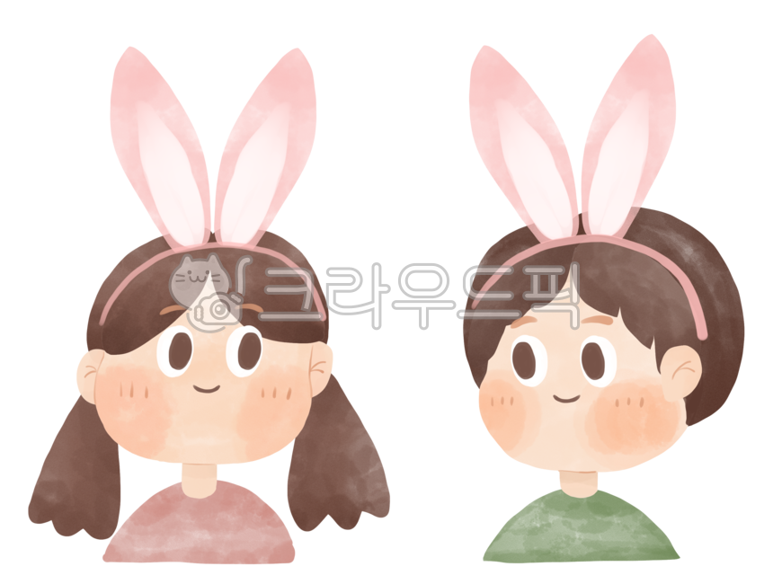 child face,Day care Center,rabbit character,girl,Year of the Rabbit,Girls,stay,Kindergarten illustration,rabbit headband,children,kindergarden,childrens drawings,rabbit,Boys,rabbit illustration,Childrens illustration,Elementary student,child,childrens cha