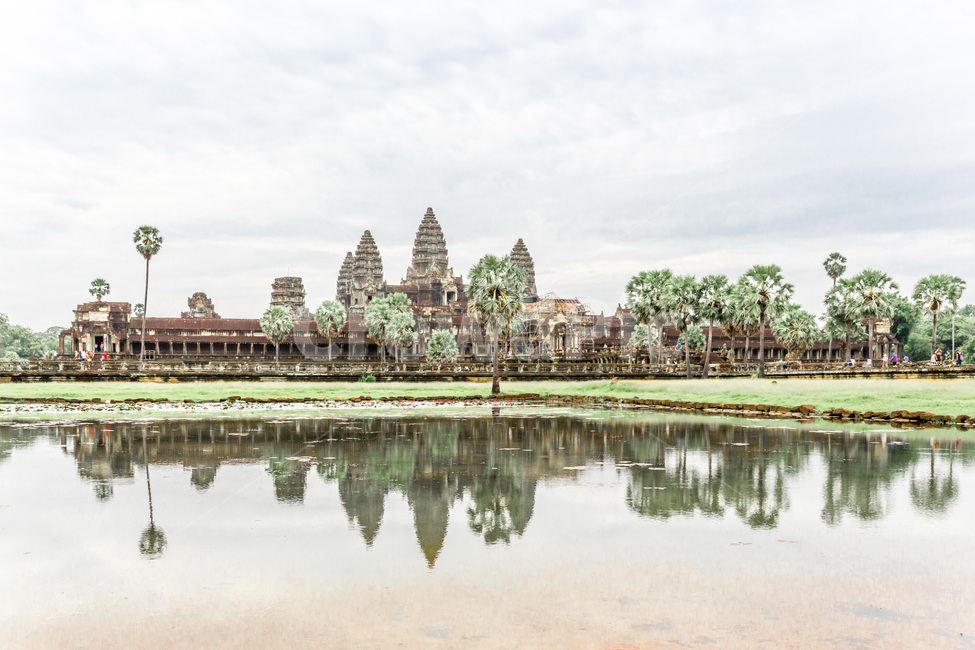 Cambodia,reflection,nature,world cultural heritage,Historic sites,employee,building,Temple,ruins,unesco,sight,land mark,Emotion,Angkor Wat