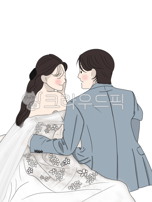 웨딩일러스트,청첩장,드레스,커플일러스트,웨딩,wedding,웨딩사진,웨딩그림,결혼일러스트,청첩장일러스트,면사포,손그림,캐릭터,만화,부부,신랑,신부,예식,결혼식