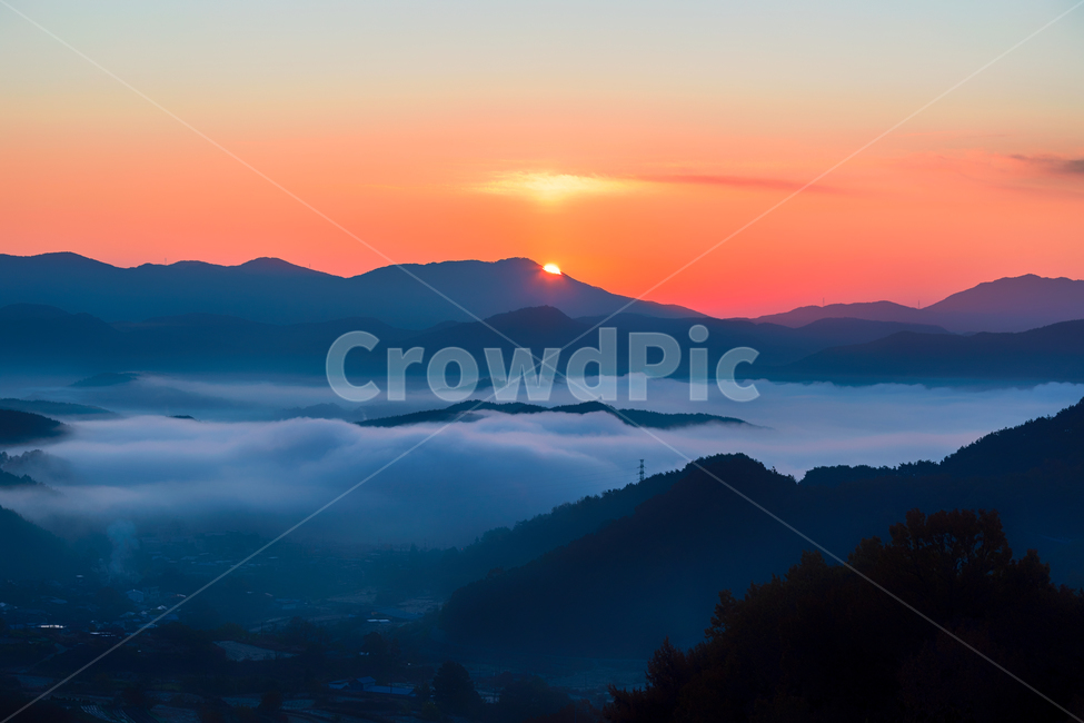 운해,일출,여명,새벽,안개,자연,nature,landscape,자연,풍경,nature,landscape