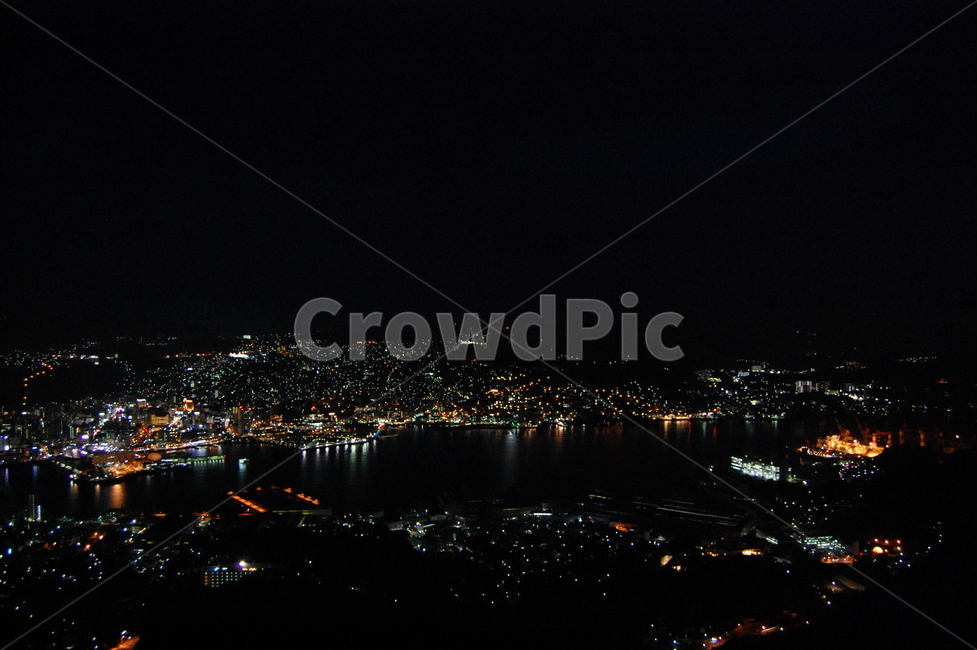 이나사야마전망대,inasamachinagasaki,나가사키야경,나가사키,inasamachi,야경,밤,풍경,nightscape,night,landscape,경치,outdoors,옥외,nature,자연,scenery,aerial view,조감도