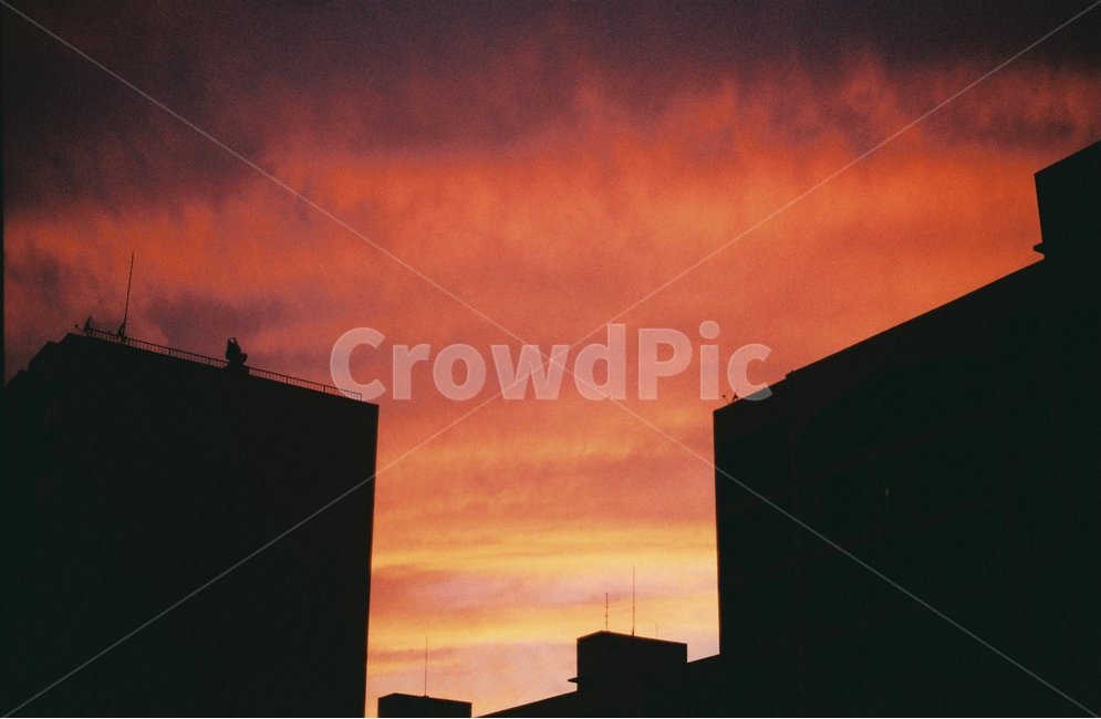 해질녘,일몰,하늘,그림자,불타는,실루엣,그림자,silhouette,shadow,건축물,건물외관,exterior,building,structure,architecture,construction