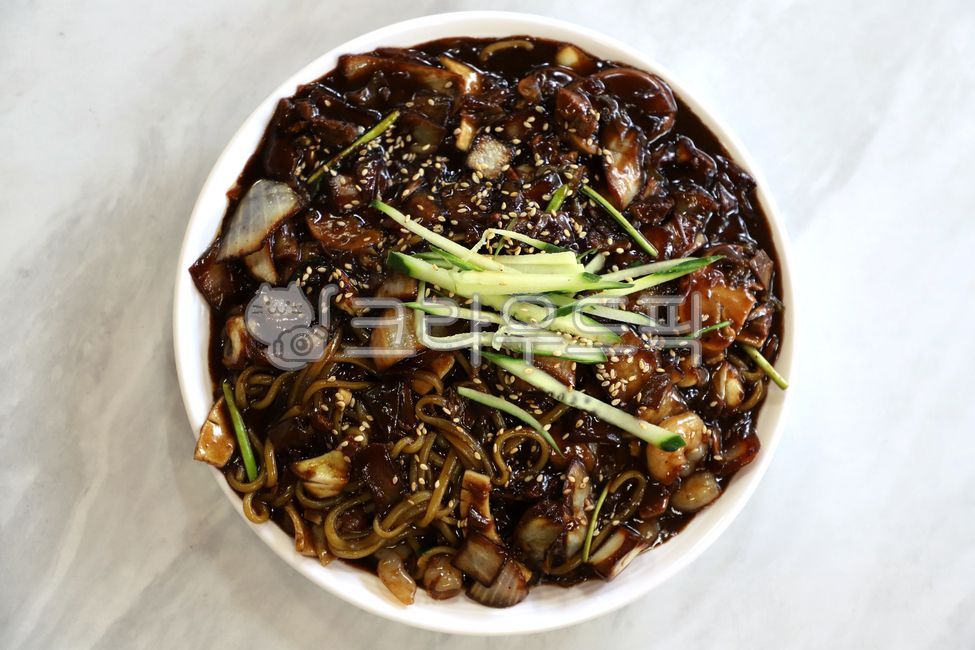 쟁반짜장, 짜장, 짜장면, 요리, food, 사진,이미지,일러스트,캘리그라피 - peoplelee작가