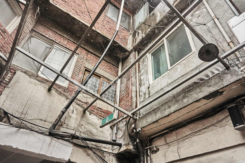 비,골목길,해방촌,골목,여름,장마,이태원,한국,대한민국,서울