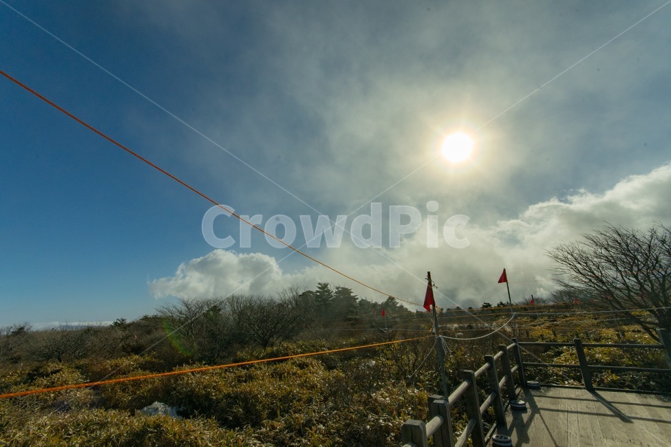 한라산,제주,하늘,산,일광