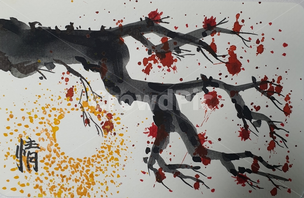 art,미술,사군자,매화,정,동양화