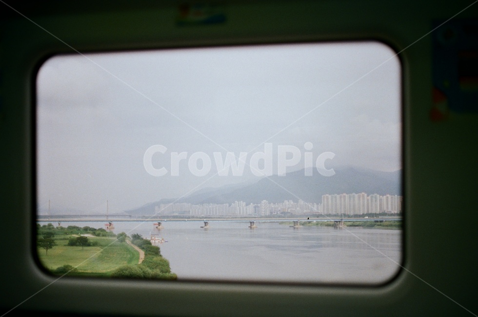 낙동강,부산철도,낙동강하구,창문,window,필름사진,train,river,지하철,nature,자연,outdoors,옥외