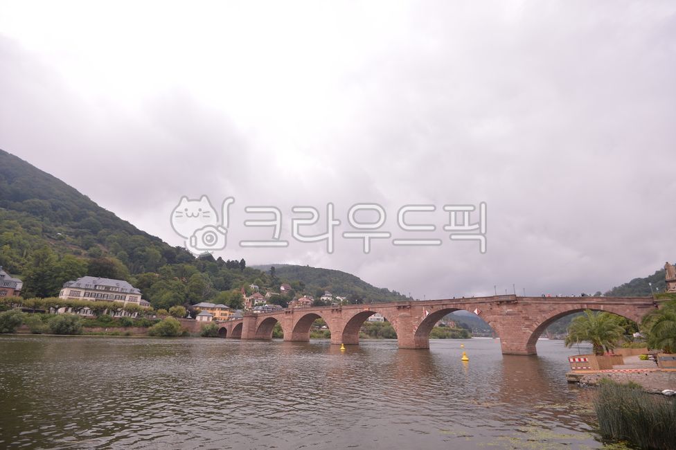 독일,하이델베르크,하에델베르크성,독일명소,유럽,옛날다리,옛스러움,강,유럽마을