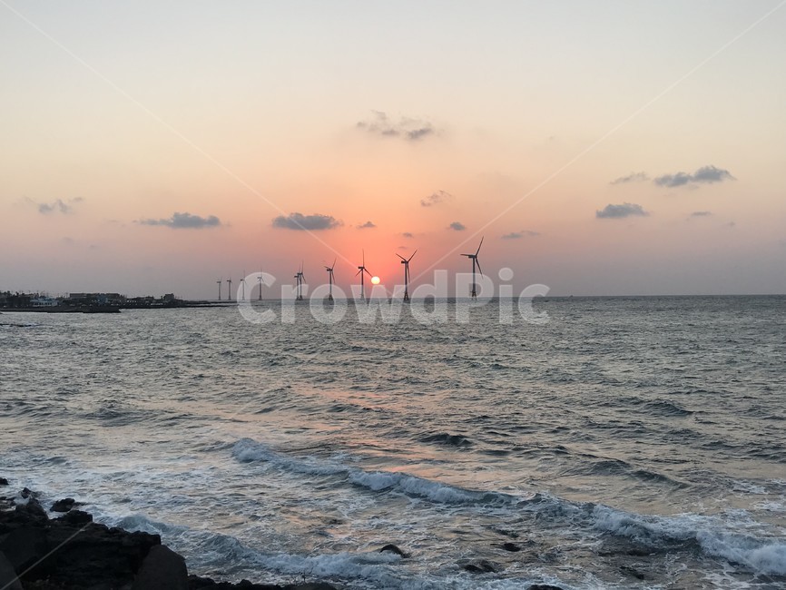 풍경,nature,자연,sea,seaview,풍력발전기