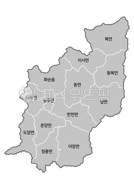 Hwasungun Map,Hwasungun administrative map,Jeonnam Hwasungun,Hwasun Map,Hwasun,Hwasungun