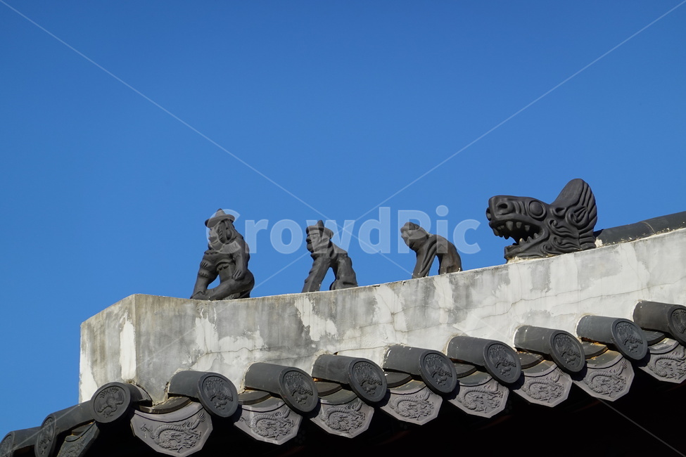 기와,하늘,지붕,전통,모형,한국전통,한국문화,korean traditional,korean culture,건축물,건물외관,exterior,building,structure,architecture,construction