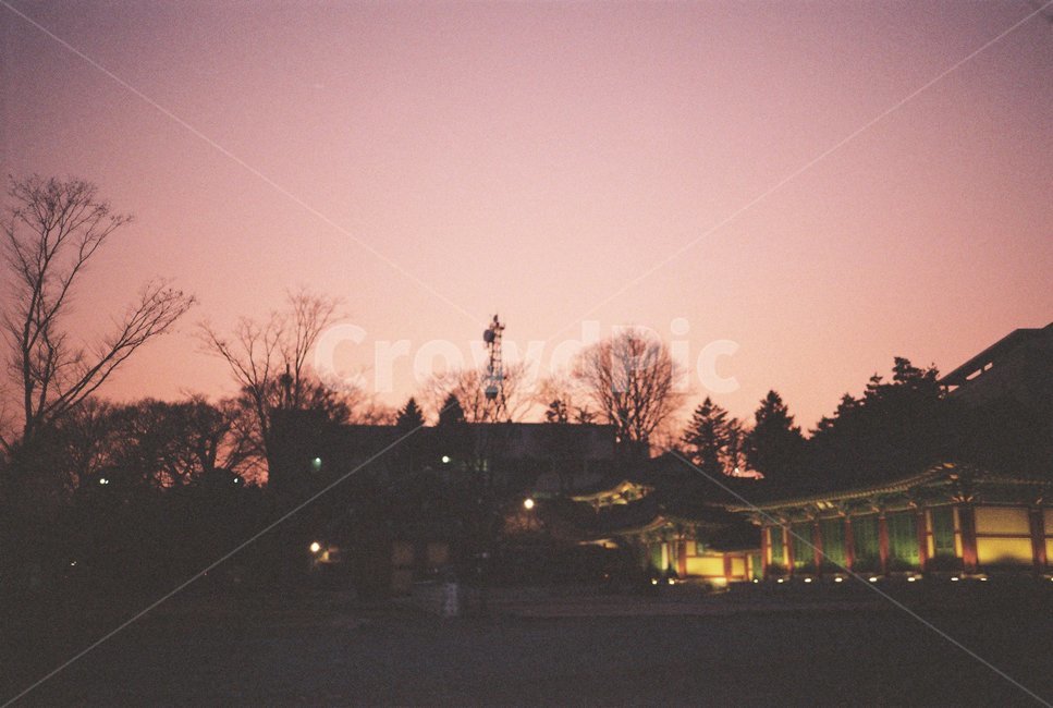 강릉,노을,magichour,매직아워,관아,야경,풍경,고즈넉,아름다움,일몰