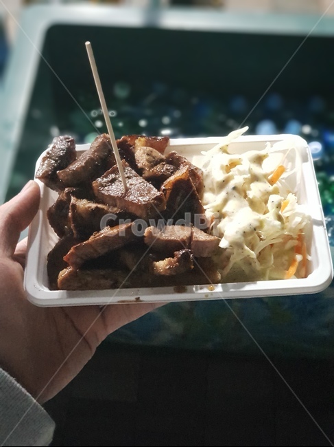 길거리음식,고기,야채,갬성,푸드트럭