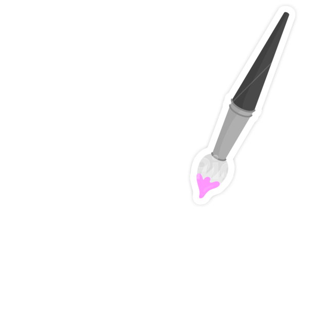 핑크,분홍,핑크색,분홍색,붓,물감,미술,색,색깔,색상,누끼,remove background