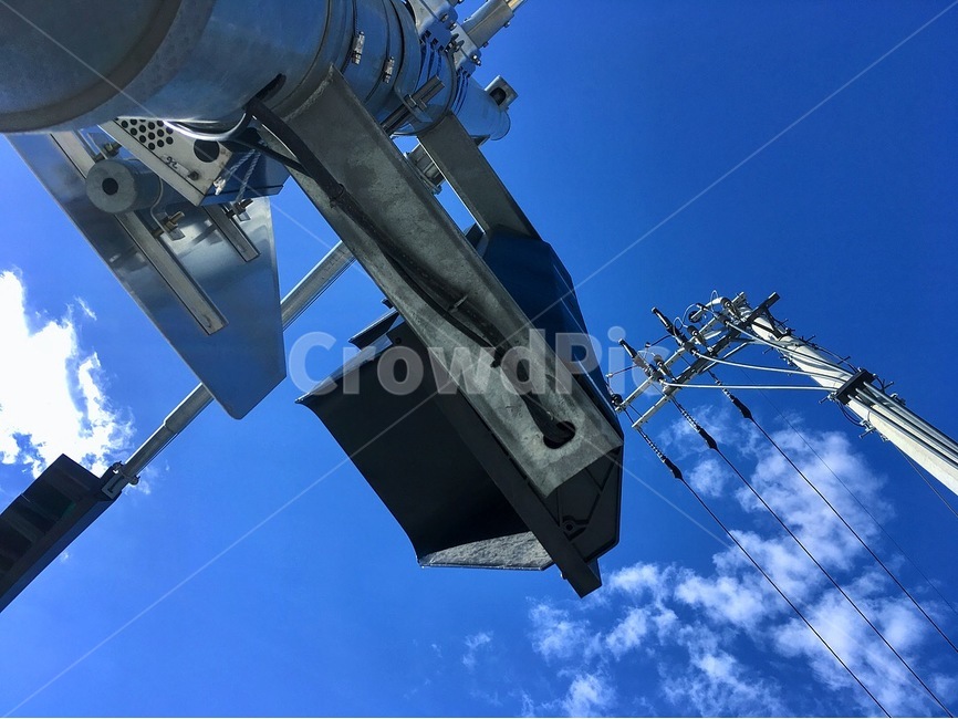 신호등,측면,하늘,풍경,전봇대,산업,industry,industrial,에너지산업,energy industry