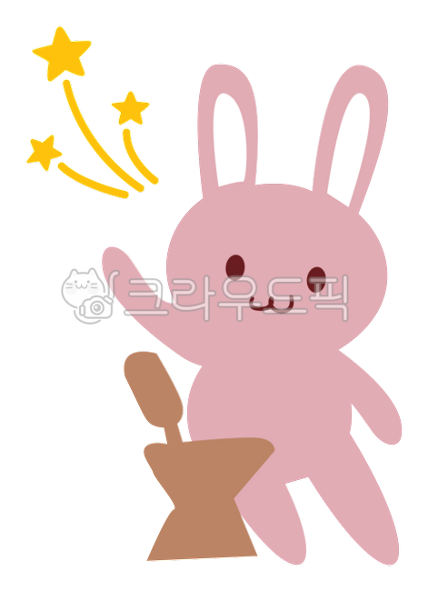 토끼,절구토끼,절구토끼손그림,추석토끼,절구토끼스티커,절구토끼모양,절구토끼도안,핑크토끼캐릭터,핑크절구토끼