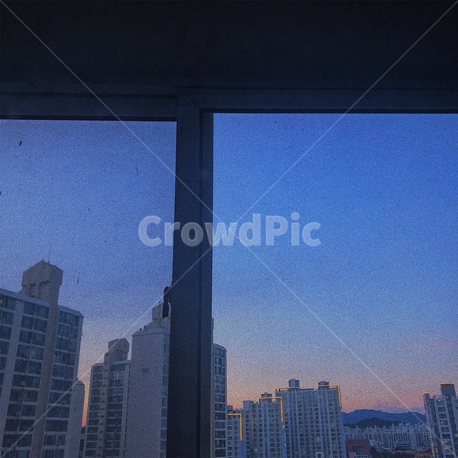 하늘,노을,창문,창가,분위기,감성