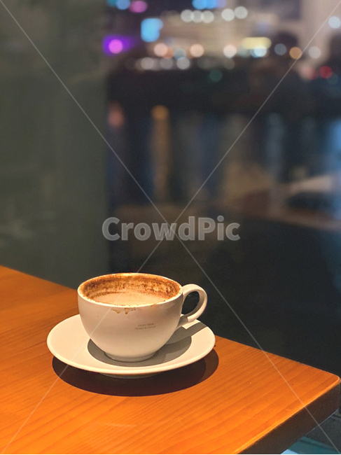 카페,감성,머그컵,라떼,야경,커피,카페,coffee,cafe