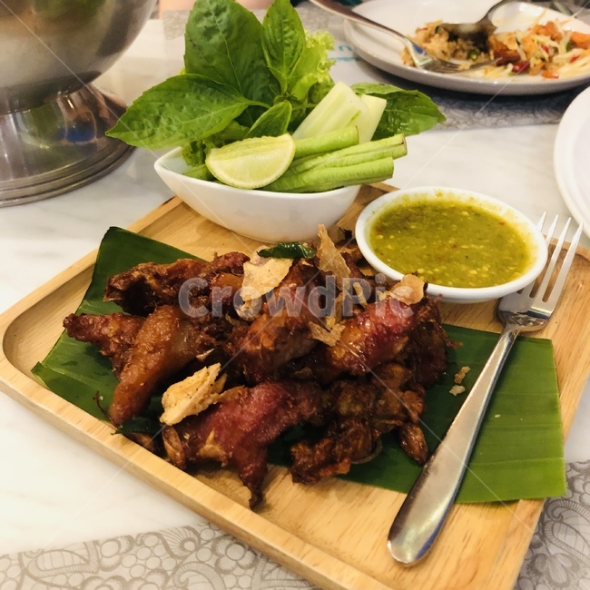 돼지고기,폭립,태국음식,thai,thaifood