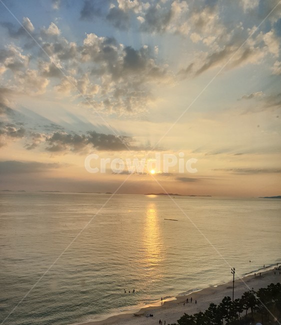 nature,자연,햇빛,light,sunset,대천,해수욕장,일몰,구름,리플렉션,자연,풍경,nature,landscape